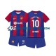 Thuisshirt FC Barcelona Ansu Fati 10 Voetbalteneu Kinderen 2023-24 S-S