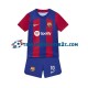 Thuisshirt FC Barcelona Ansu Fati 10 Voetbalteneu Kinderen 2023-24 S-S