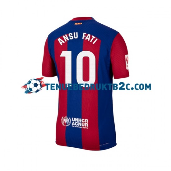 Thuisshirt FC Barcelona Ansu Fati 10 Mannen 2023-24 S-S