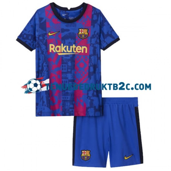 3de shirt FC Barcelona Voetbalteneu Kinderen 2021-22 S-S