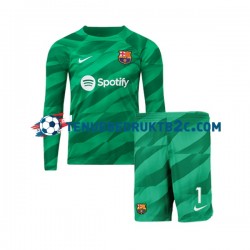 Thuisshirt FC Barcelona Keeper Ter Stegen 1 Voetbalteneu Kinderen 2023-24 L-S