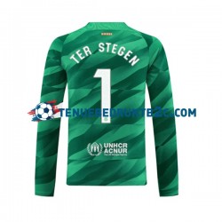 Thuisshirt FC Barcelona Keeper Ter Stegen 1 Mannen 2023-24 L-S