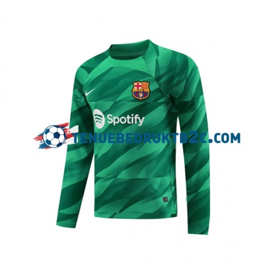 Thuisshirt FC Barcelona Keeper Ter Stegen 1 Mannen 2023-24 L-S