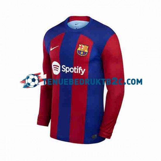 Thuisshirt FC Barcelona Mannen 2023-24 L-S