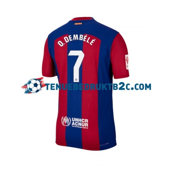 Thuisshirt FC Barcelona Ousmane Dembele 7 Mannen 2023-24 S-S