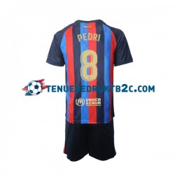 Thuisshirt FC Barcelona Pedri 8 Voetbalteneu Kinderen 2022-23 S-S