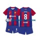 Thuisshirt FC Barcelona Pedri 8 Voetbalteneu Kinderen 2023-24 S-S