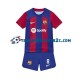 Thuisshirt FC Barcelona Pedri 8 Voetbalteneu Kinderen 2023-24 S-S