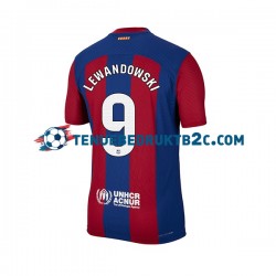 Thuisshirt FC Barcelona Robert Lewandowski 9 Mannen 2023-24 S-S