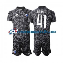 Thuisshirt FC Kopenhagen Keeper Andreas Dithmer 41 Voetbalteneu Kinderen 2022-23 S-S