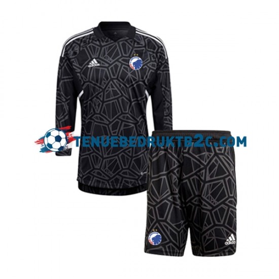 Thuisshirt FC Kopenhagen Keeper Voetbalteneu Kinderen 2022-23 L-S