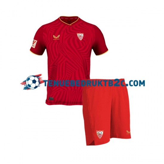 Uitshirt Sevilla FC Voetbalteneu Kinderen 2023-24 S-S