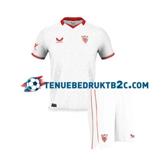 Thuisshirt Sevilla FC Voetbalteneu Kinderen 2023-24 S-S