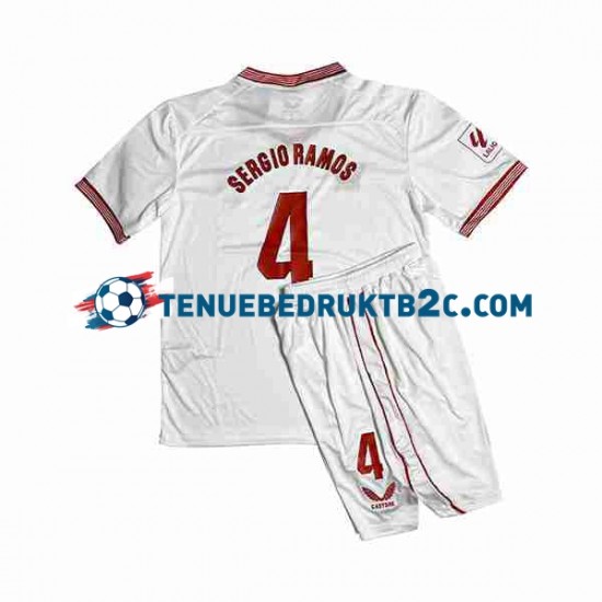 Thuisshirt Sevilla FC Sergio Ramos 4 Voetbalteneu Kinderen 2023-24 S-S