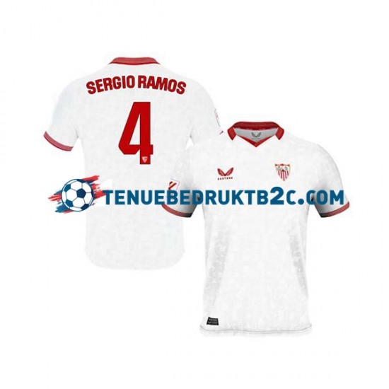 Thuisshirt Sevilla FC Sergio Ramos 4 Mannen 2023-24 S-S