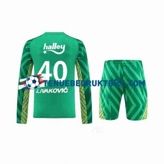 Thuisshirt Keeper Fenerbahce Livakovic 40 Voetbalteneu Kinderen 2023-24 L-S