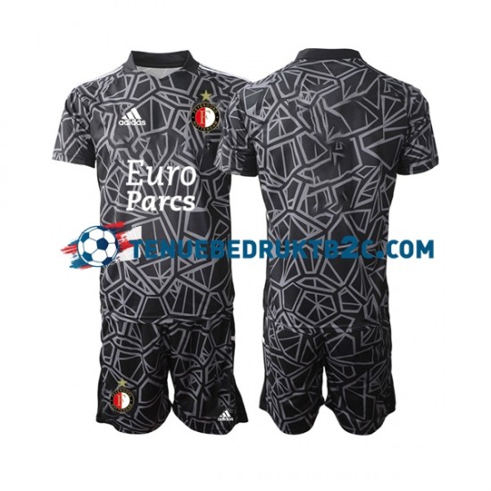 4de shirt Feyenoord Rotterdam Keeper Voetbalteneu Kinderen 2022-23 S-S