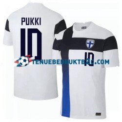 Thuisshirt Finland Teemu Pukki 10 Euro 2020 Mannen S-S