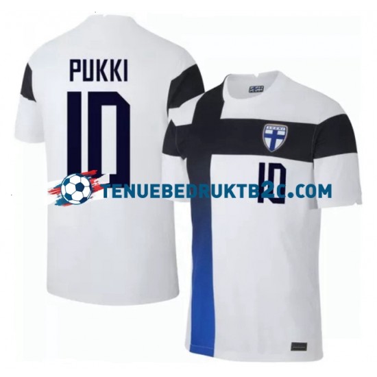 Thuisshirt Finland Teemu Pukki 10 Euro 2020 Mannen S-S