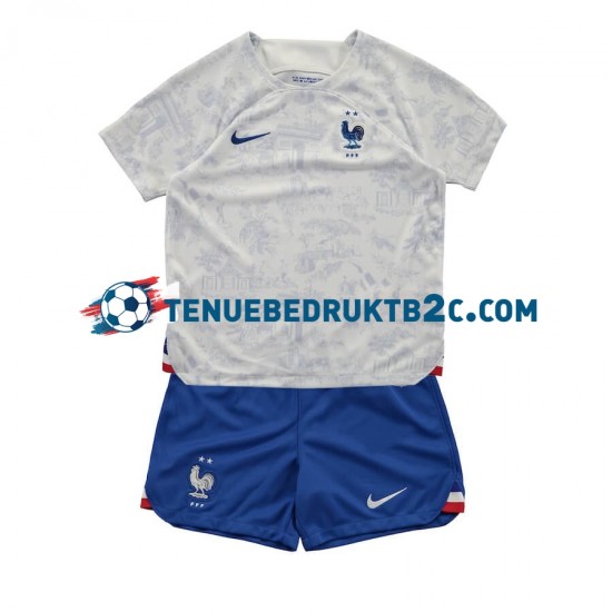 Uitshirt Frankrijk Voetbalteneu Kinderen WK 2022 S-S