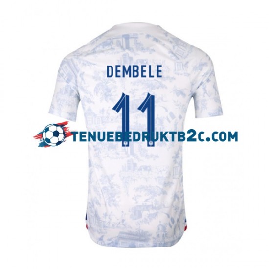 Uitshirt Frankrijk Dembele 11 Mannen WK 2022 S-S