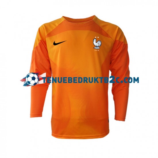 Uitshirt Frankrijk Keeper Mannen WK 2022 L-S