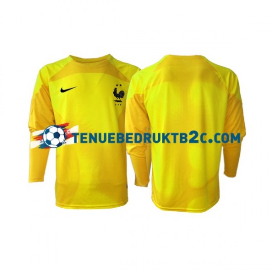 3de shirt Frankrijk Keeper Mannen WK 2022 L-S