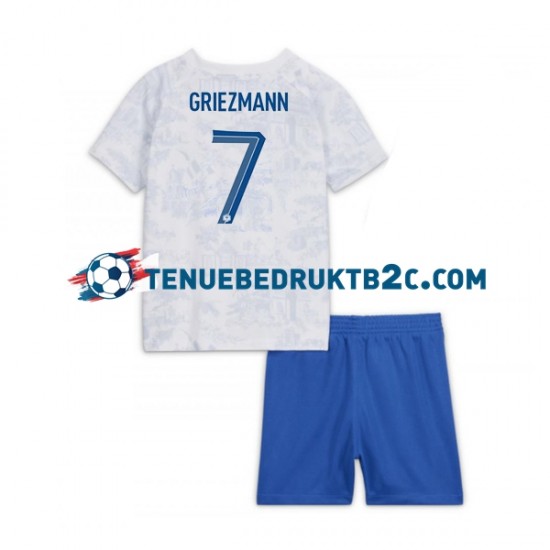 Uitshirt Frankrijk Griezmann 7 Voetbalteneu Kinderen WK 2022 S-S