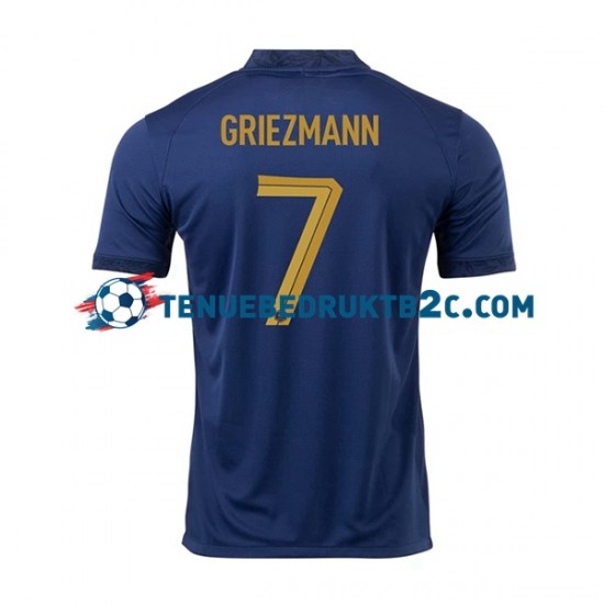 Thuisshirt Frankrijk Griezmann 7 Mannen WK 2022 S-S
