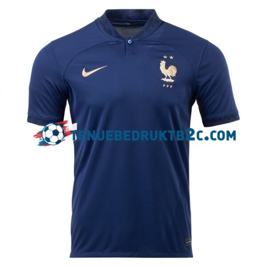 Thuisshirt Frankrijk Mannen WK 2022 S-S