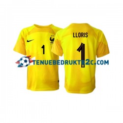 3de shirt Frankrijk Keeper Hugo Lloris 1 Mannen WK 2022 S-S