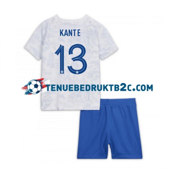 Uitshirt Frankrijk Kante 13 Voetbalteneu Kinderen WK 2022 S-S