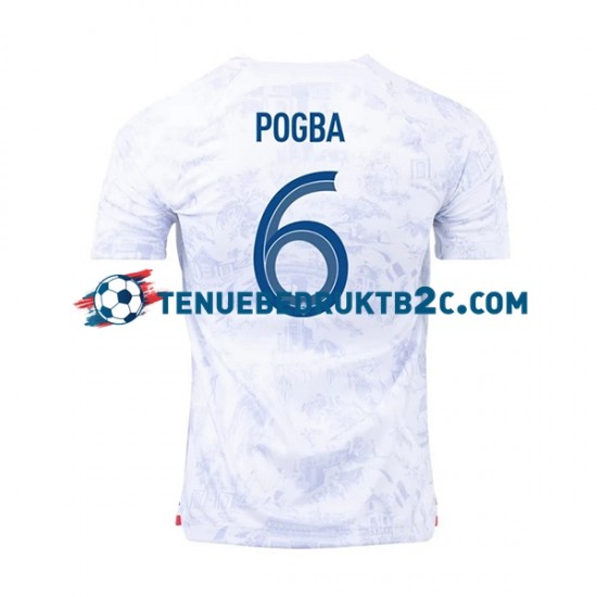 Uitshirt Frankrijk Pogba 6 Mannen WK 2022 S-S