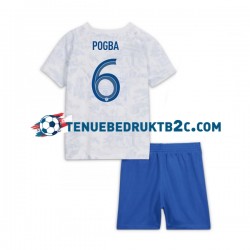 Uitshirt Frankrijk Pogba 6 Voetbalteneu Kinderen WK 2022 S-S