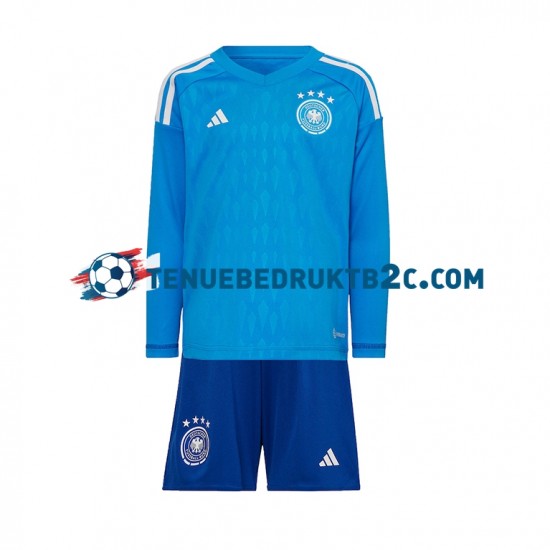 Thuisshirt Duitsland Keeper Voetbalteneu Kinderen WK 2022 L-S