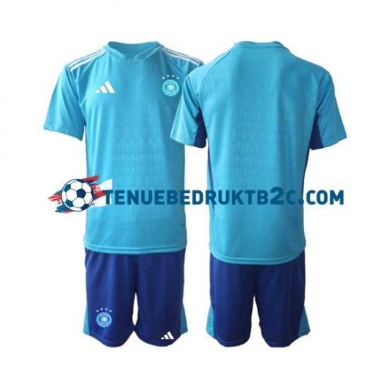 Thuisshirt Duitsland Keeper Voetbalteneu Kinderen WK 2022 S-S