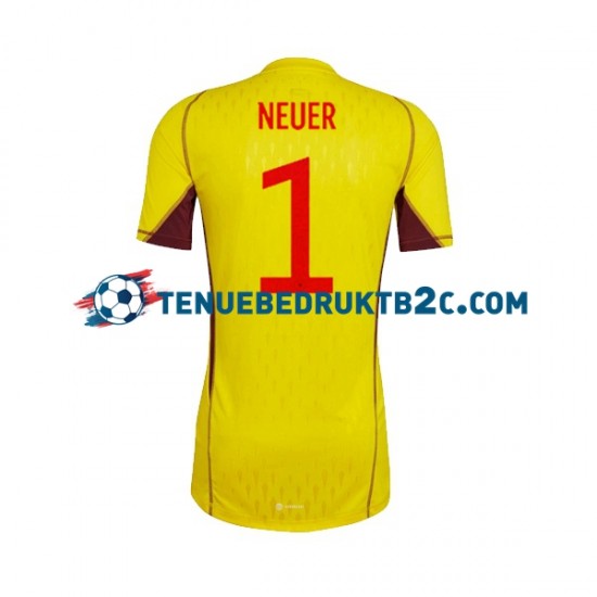 Uitshirt Duitsland Keeper Manuel Neuer 1 Mannen WK 2022 S-S