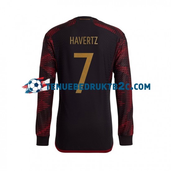 Uitshirt Duitsland Havertz 7 Mannen WK 2022 L-S