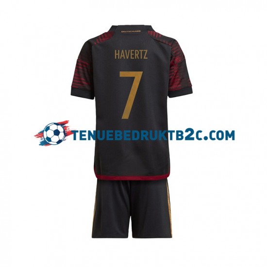 Uitshirt Duitsland Havertz 7 Voetbalteneu Kinderen WK 2022 S-S