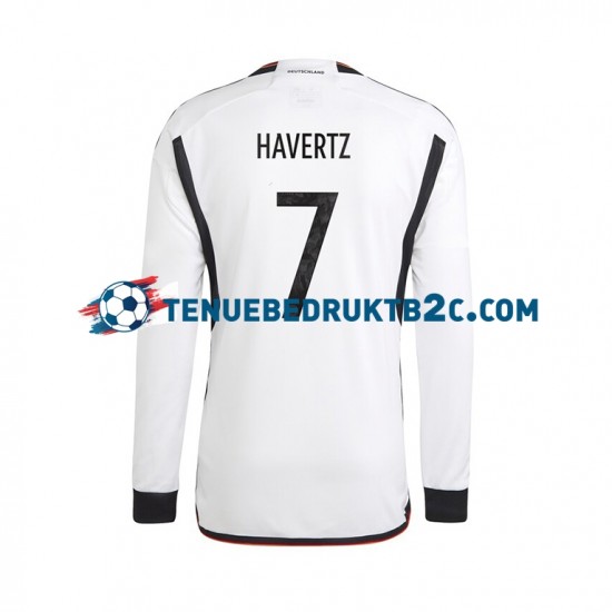 Thuisshirt Duitsland Havertz 7 Mannen WK 2022 L-S