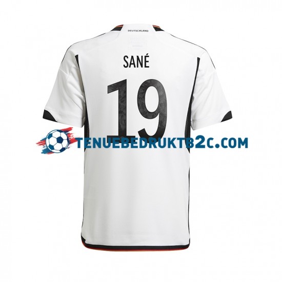 Thuisshirt Duitsland Sane 19 Mannen WK 2022 S-S