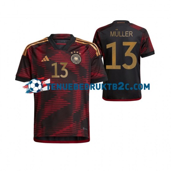 Uitshirt Duitsland Thomas Muller 13 Mannen WK 2022 S-S