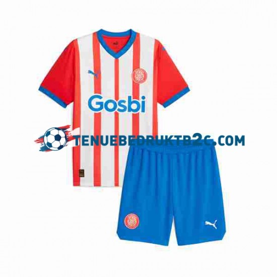 Thuisshirt Girona Voetbalteneu Kinderen 2023-24 S-S