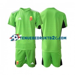 Thuisshirt Hongarije Keeper Voetbalteneu Kinderen 2022 S-S
