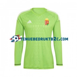 Thuisshirt Hongarije Keeper Mannen 2022 L-S