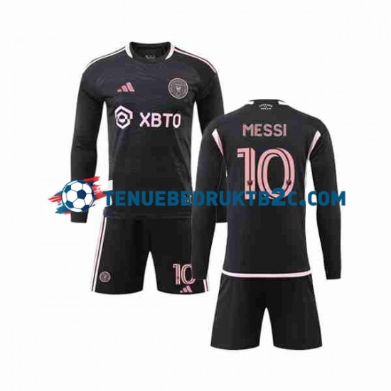 Uitshirt Inter Miami Lionel Messi 10 Voetbalteneu Kinderen 2023-24 L-S