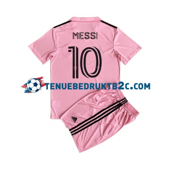 Thuisshirt Inter Miami Lionel Messi 10 Voetbalteneu Kinderen 2023 S-S