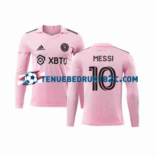 Thuisshirt Inter Miami Lionel Messi 10 Mannen 2023-24 L-S