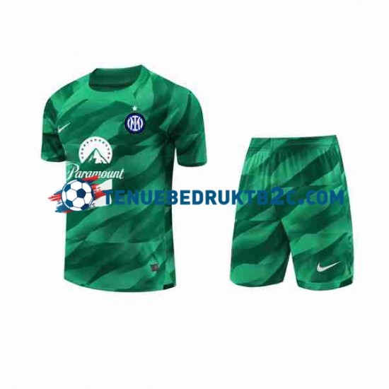 Uitshirt Inter Milan Keeper Voetbalteneu Kinderen 2023-24 S-S