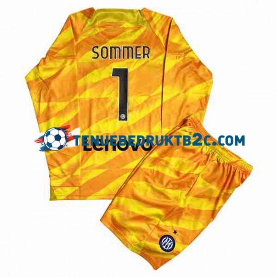 Thuisshirt Inter Milan Keeper Sommer 1 Voetbalteneu Kinderen 2023-24 L-S